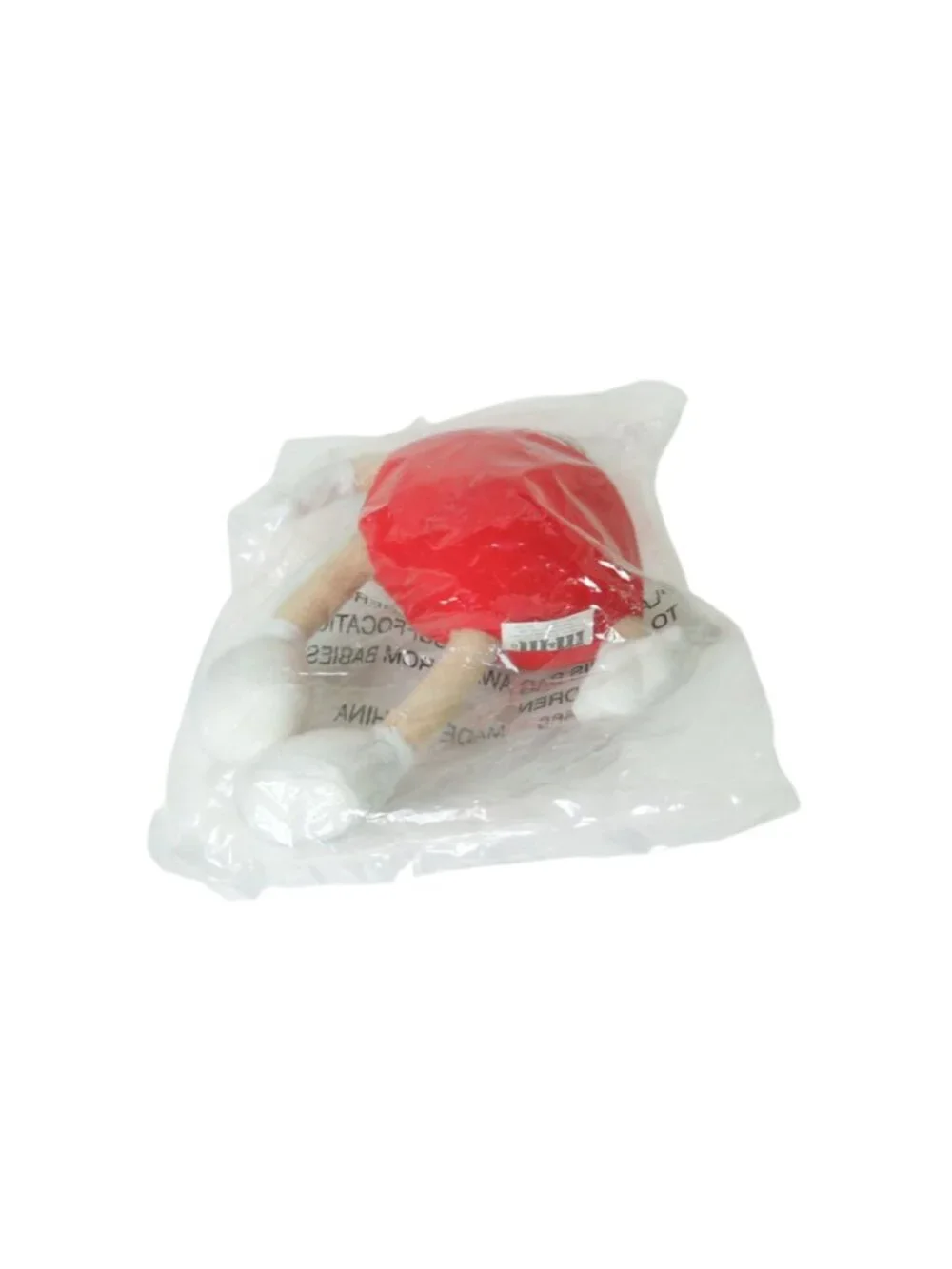 Vintage 1997 M&M’s Red Plush Ornament Sealed Mars Candy Character 5" - Picture 8 of 10